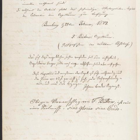 AEB Rep. 2 Nr. 2313/9 Voranschlag 24.02.1849 (Rückseite)